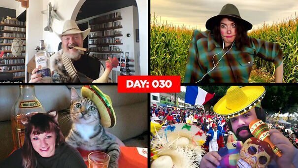 Сотрудники нашли способ сделать дистанционные совещания интересными (32 фото)