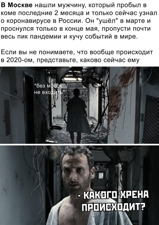 Работа на удаленке, всадники апокалипсиса и коронавирус: какие мемы популярны в Сети (14 фото)
