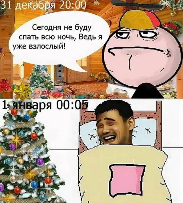 Шутки, мемы и картинки про Новый год 2021 (30 фото)