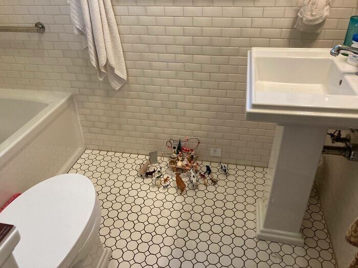 Мама и дочка: война носка (14 фото) Мама и дочка: война носка (14 фото)