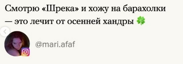 Пользователи Сети рассказали, как пережить осень (18 фото) Пользователи Сети рассказали, как пережить осень (18 фото)