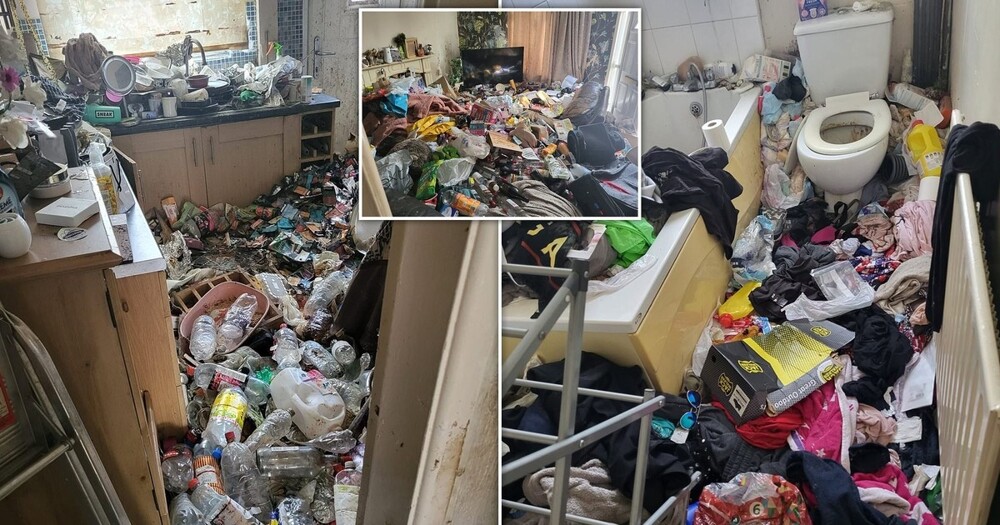 Британец с пристрастием к газировке целиком завалил чужой дом пустыми бутылками и вонючим мусором (6 фото + 1 видео)