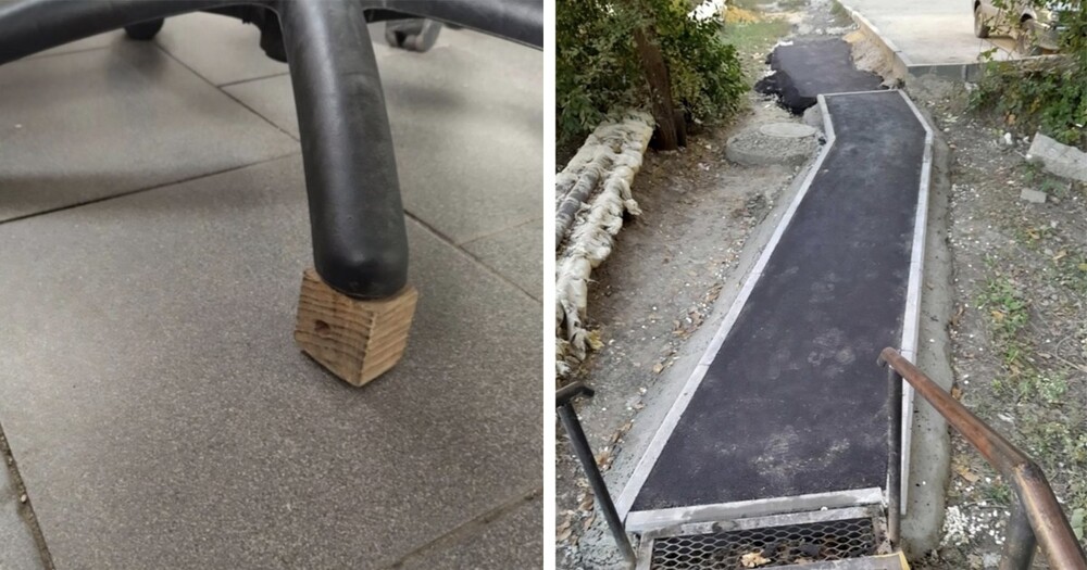 Смотри, я починил: очередные шедевры от рукастых людей (16 фото) Смотри, я починил: очередные шедевры от рукастых людей (16 фото)