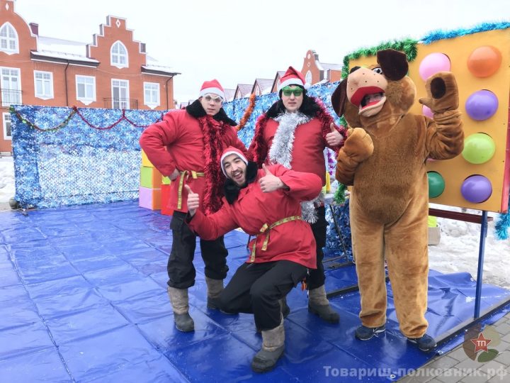 Организация новогоднего праздника на улице