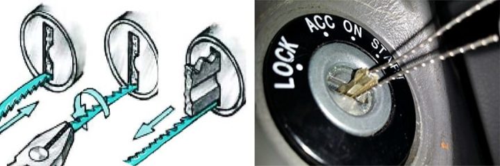 Как действовать, если ключ сломался в замке зажигания