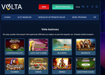 Volta Casino-da slot maşınları